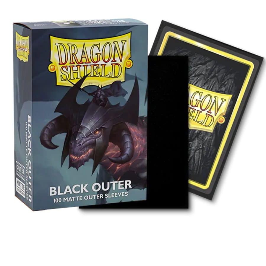 Dragon Shield Black Outer Sleeves 100ct image 0